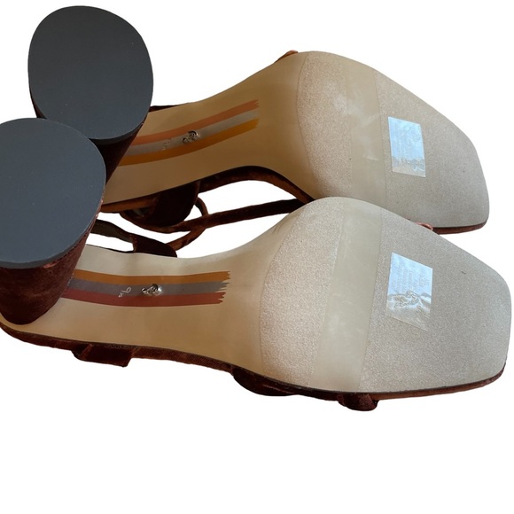 Sam Edelman Kia Leather Heeled Sandal Velvet Size 9.5 NWT - Picture 11 of 15